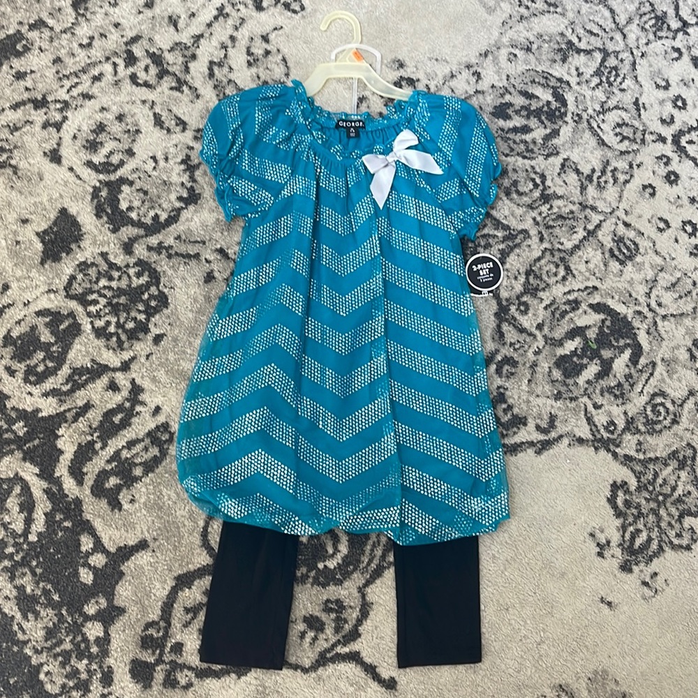George tunic and pants set -NEW - size 7/8